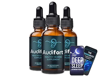 Audifort supplement bottle close-up